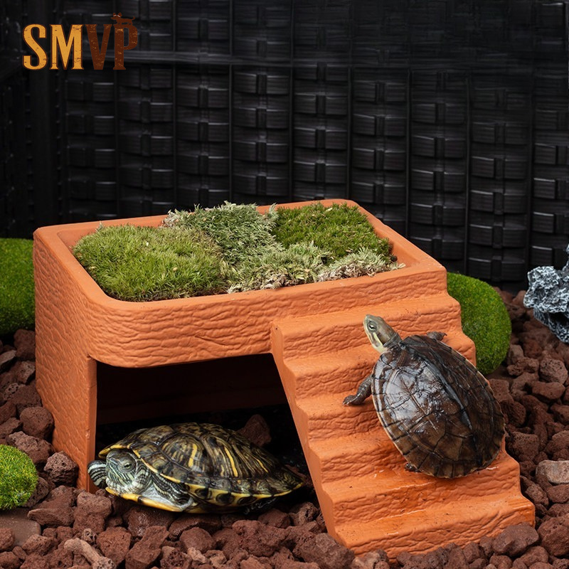 Hide Cave Ceramic - Platforma do wygrzewania się dla żółwi